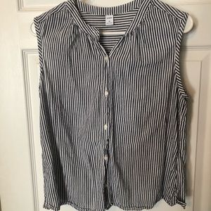 Button down tank top